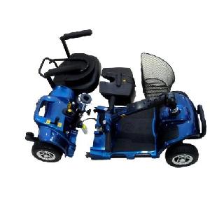 Scooter eléctrico modelo Smart de 4 ruedas desmontable