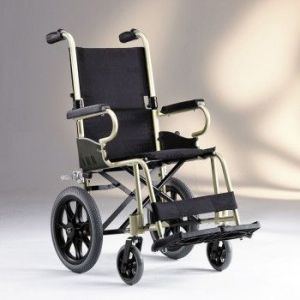 silla de ruedas de aluminio estrecha
