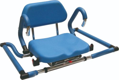 Asiento giratorio de bañera acolchado