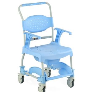 Silla de ducha con ruedas y wc