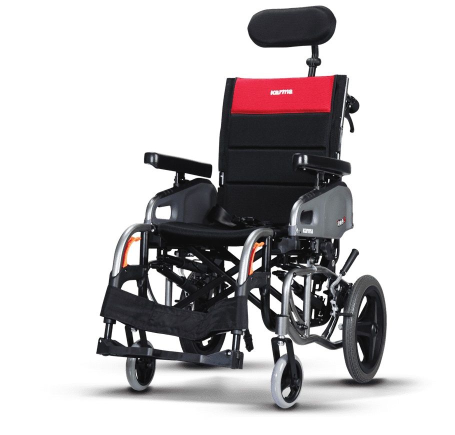 Silla de ruedas basculante de aluminio plegable Vip 2