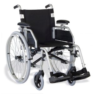 Silla de ruedas de acero Apolo