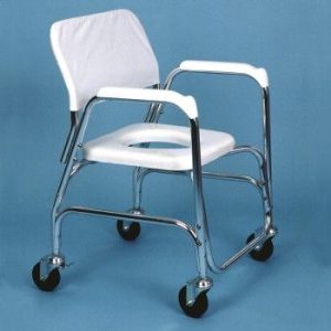 Silla para ducha con ruedas