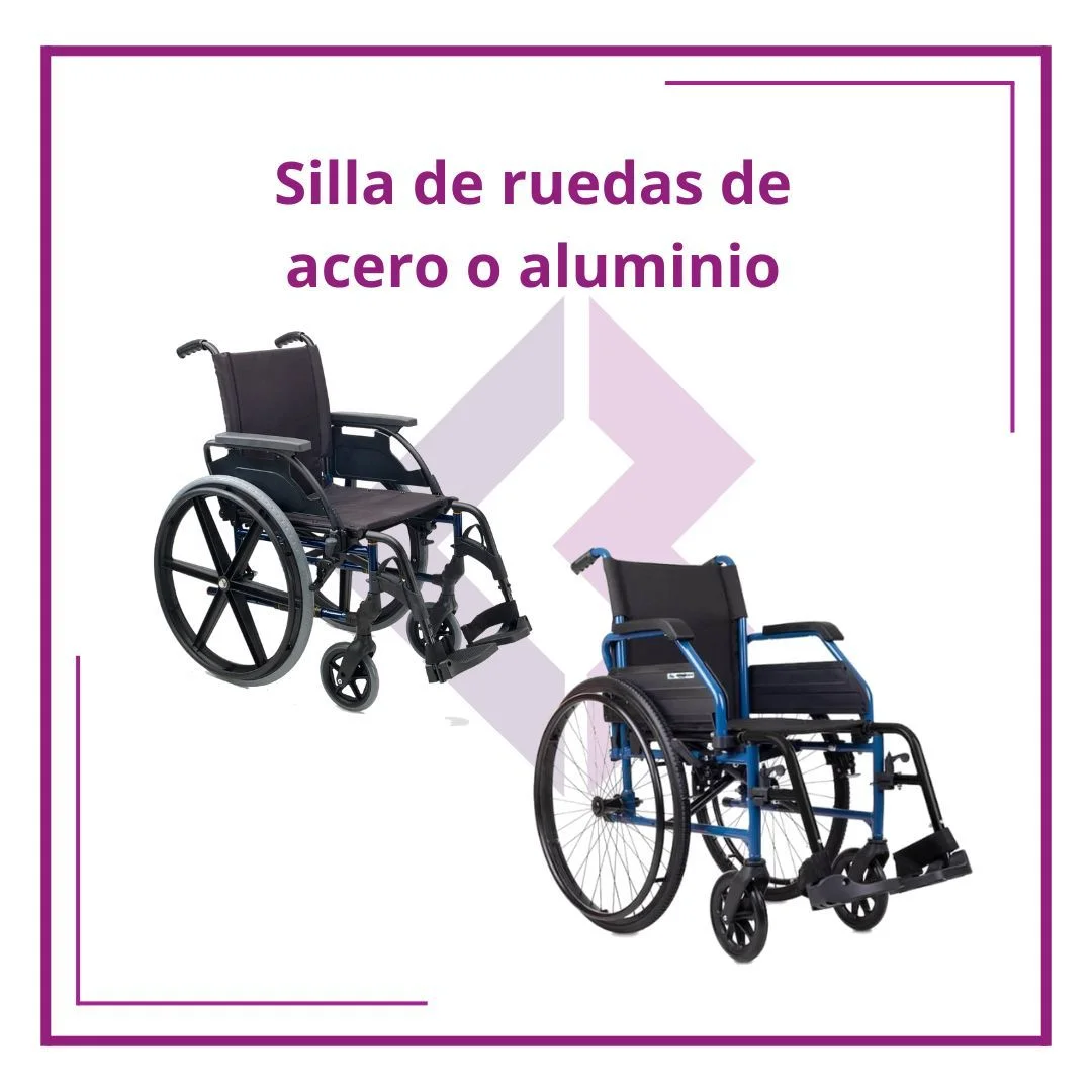 Sillas de ruedas ¿Acero o aluminio?