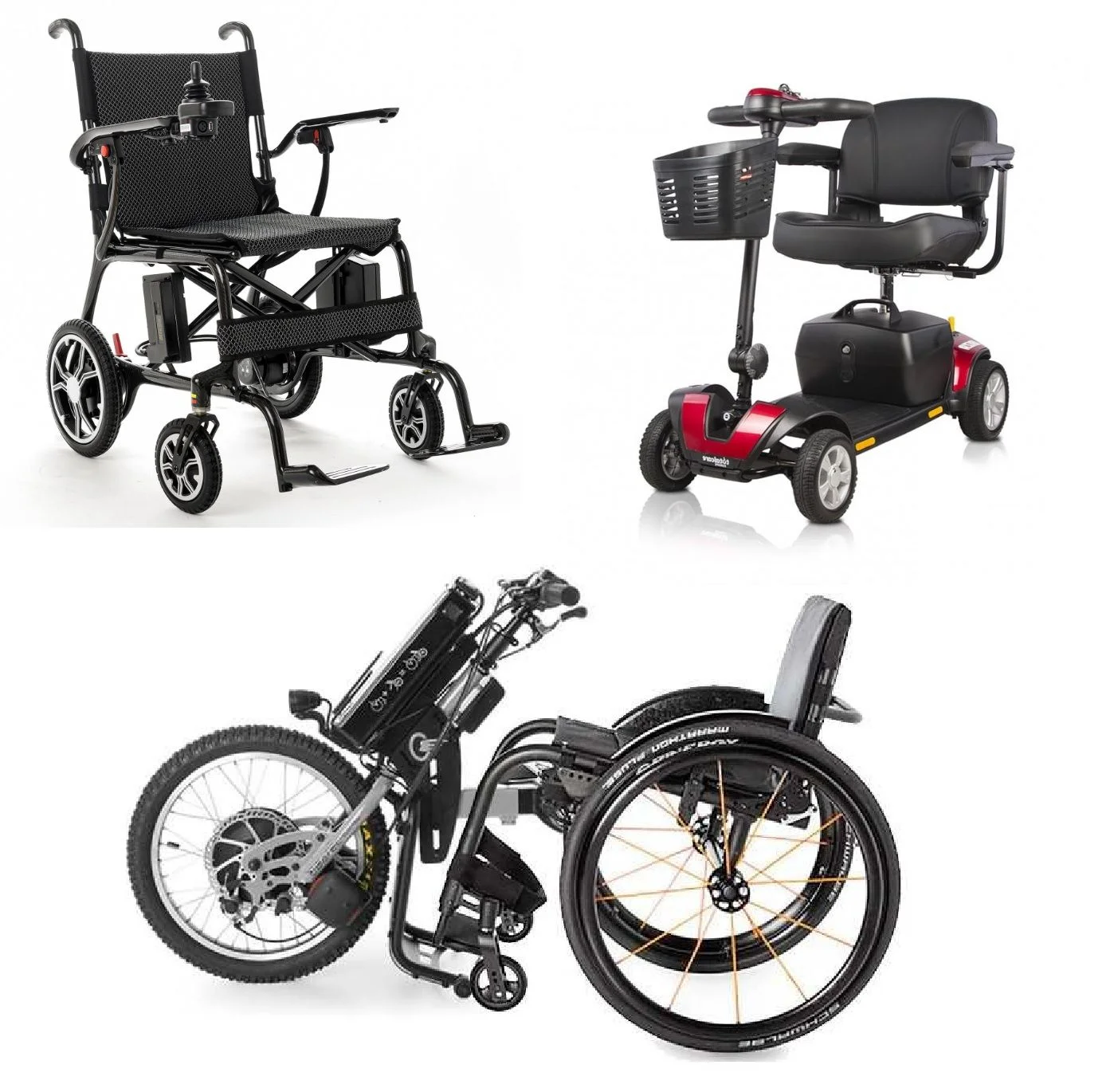 Soluciones de movilidad: Sillas de ruedas eléctricas, scooters y Handbikes