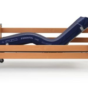 Cama articulada elevable Accent con barandillas de madera